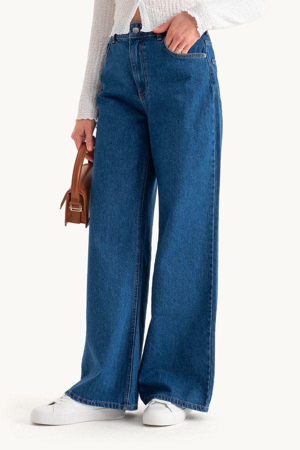 High Waist Super Wide Leg Jeans 2
