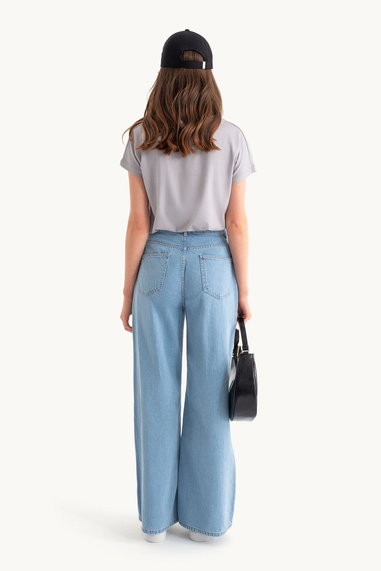 High Waist Super Wide Leg Jeans