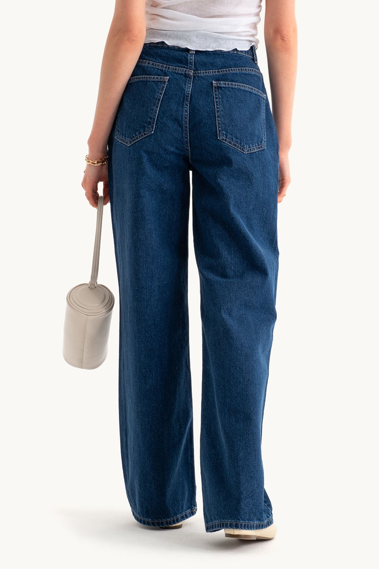 High Waist Super Wide Leg Jeans