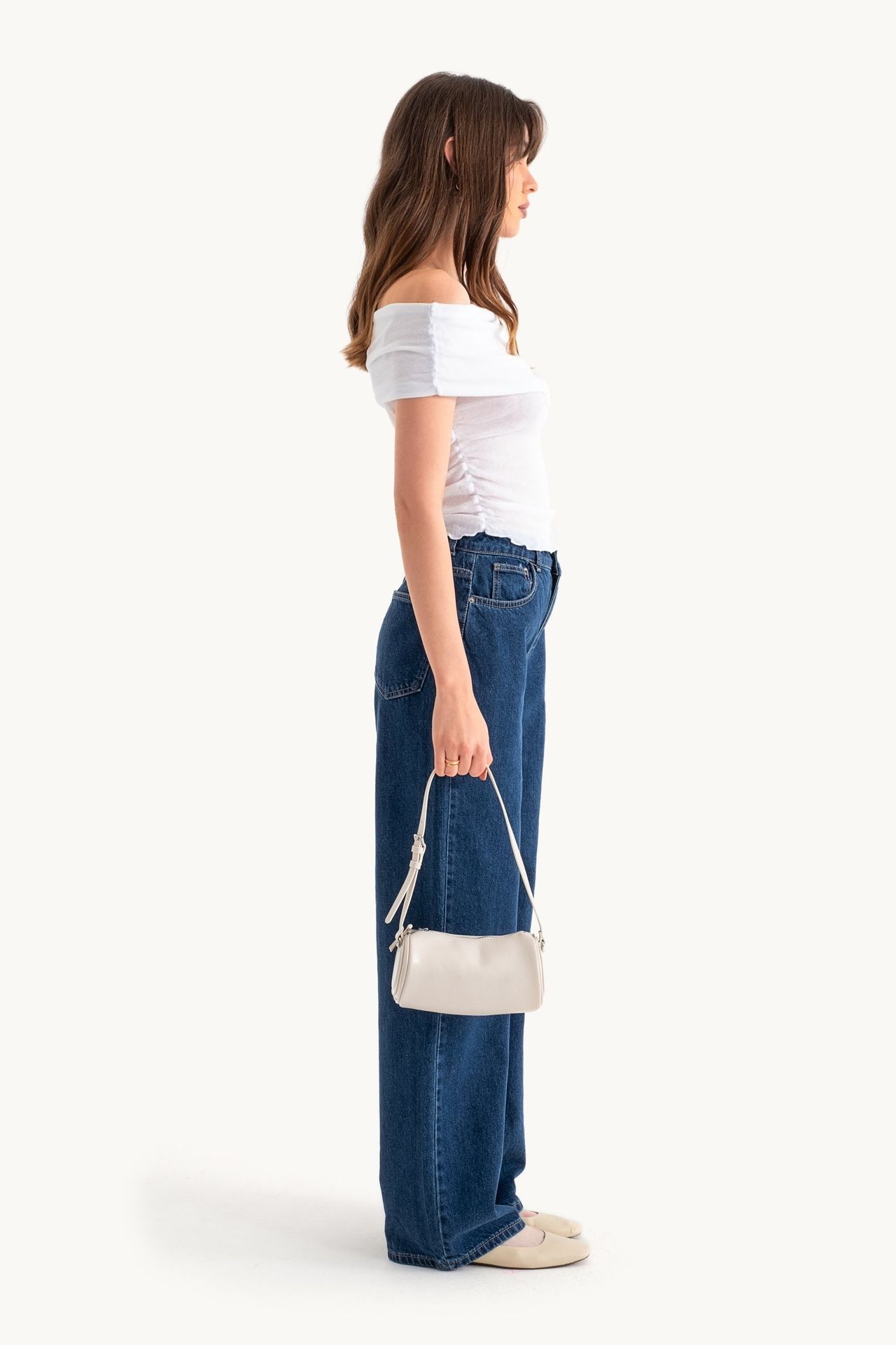 High Waist Super Wide Leg Jeans