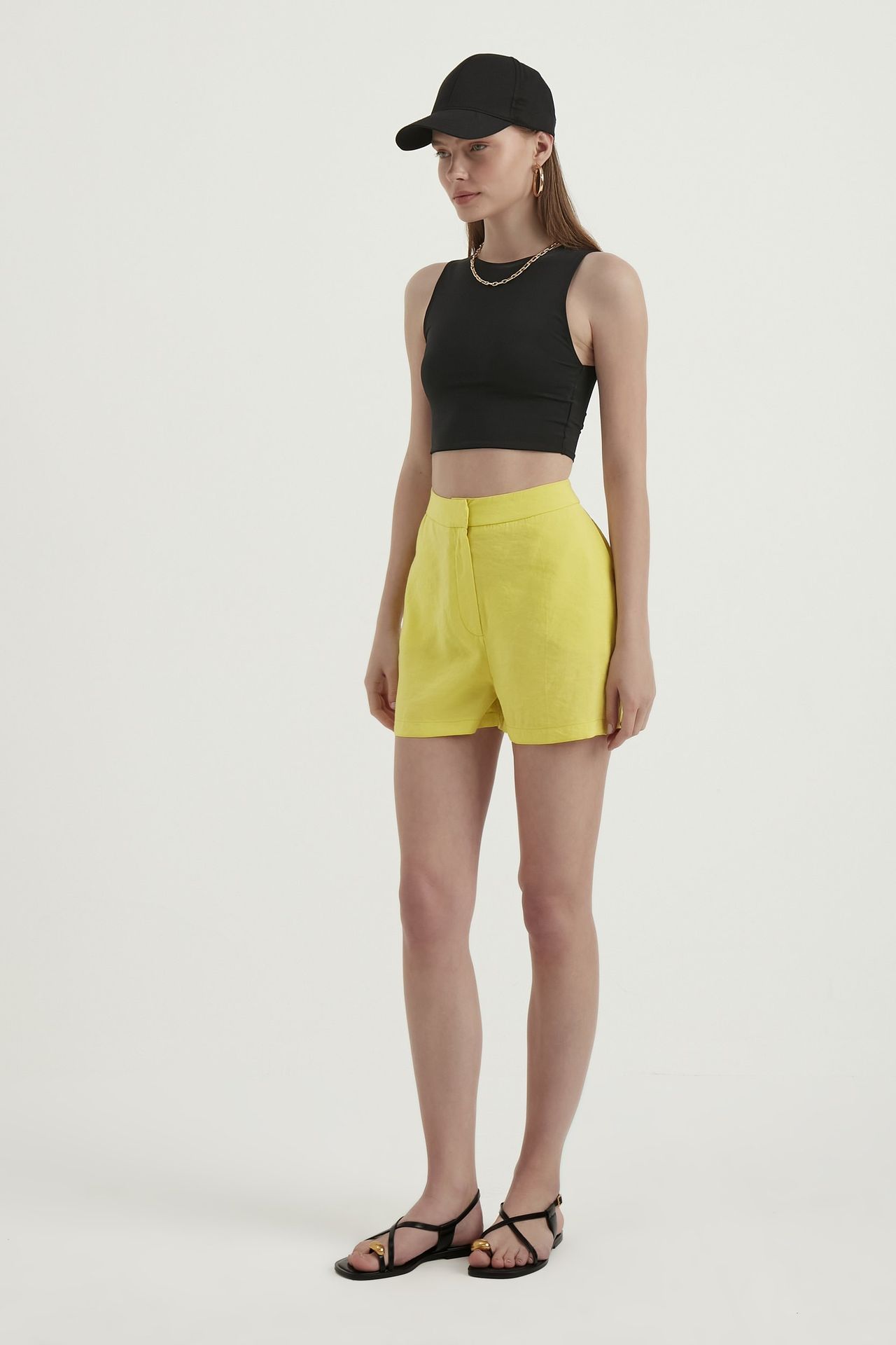 High Waist Mini Shorts