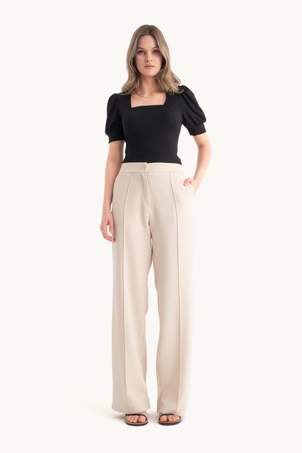 High Waist Wide Leg Trousers 3