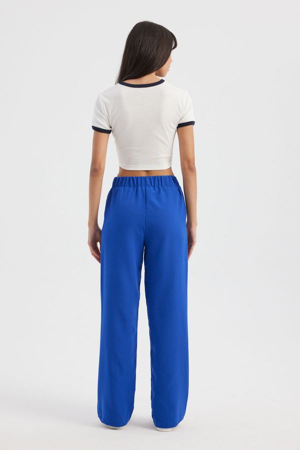 High Waist Wide Leg Trousers 4