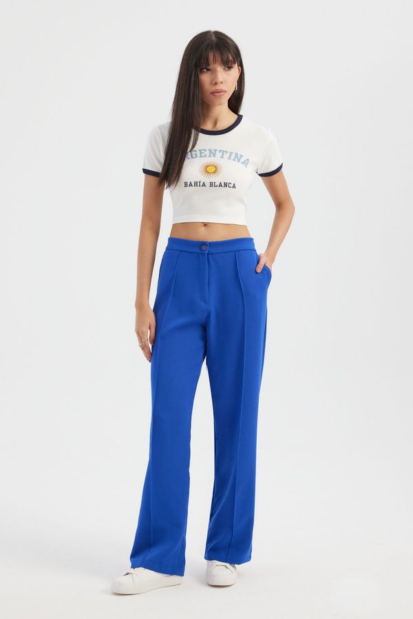High Waist Wide Leg Trousers 2