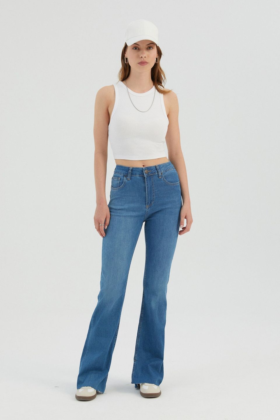 High Waist Flare Jeans