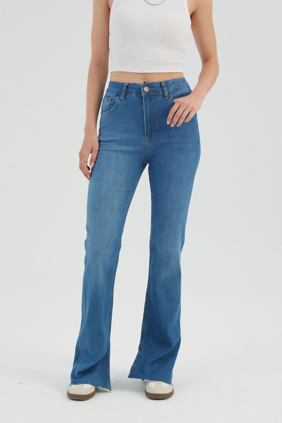 High Waist Flare Jeans