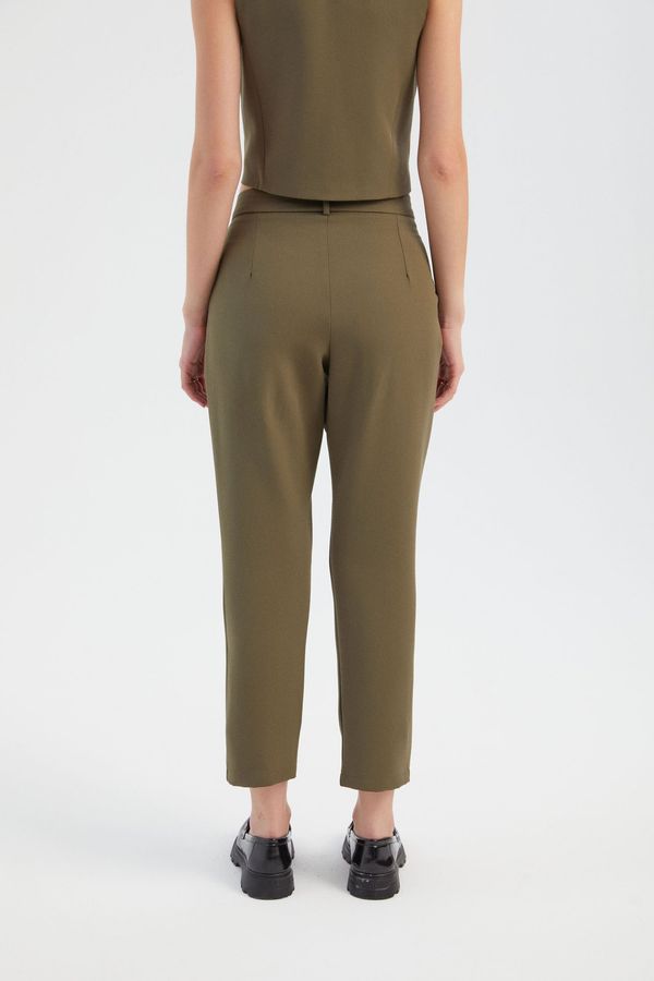 Yüksek Bel Slim Fit Pantolon 5