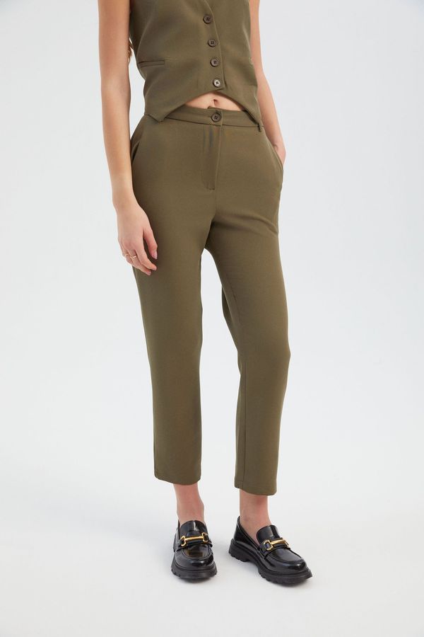 Yüksek Bel Slim Fit Pantolon 2