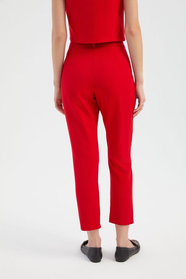 Yüksek Bel Slim Fit Pantolon 5