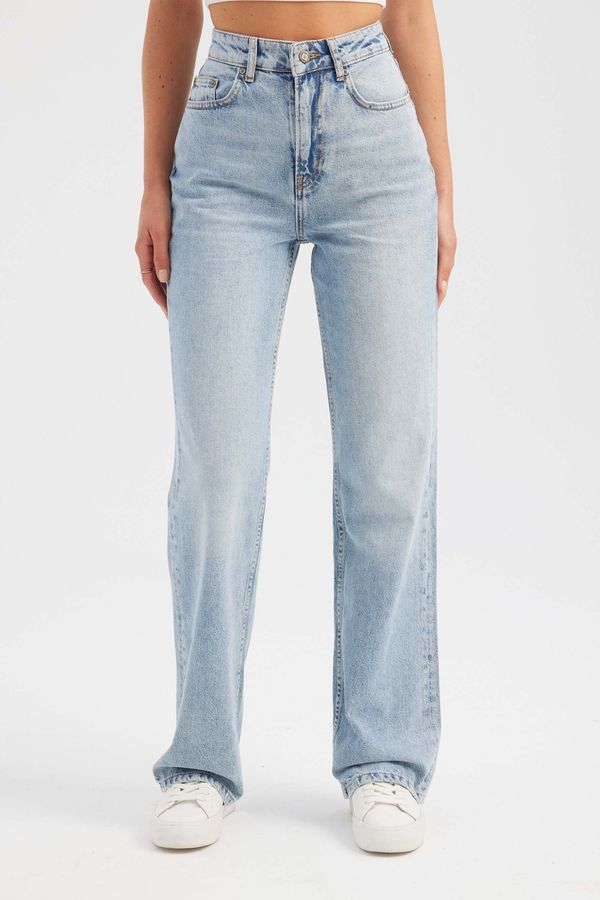 High Waist Straight Leg Jeans 2