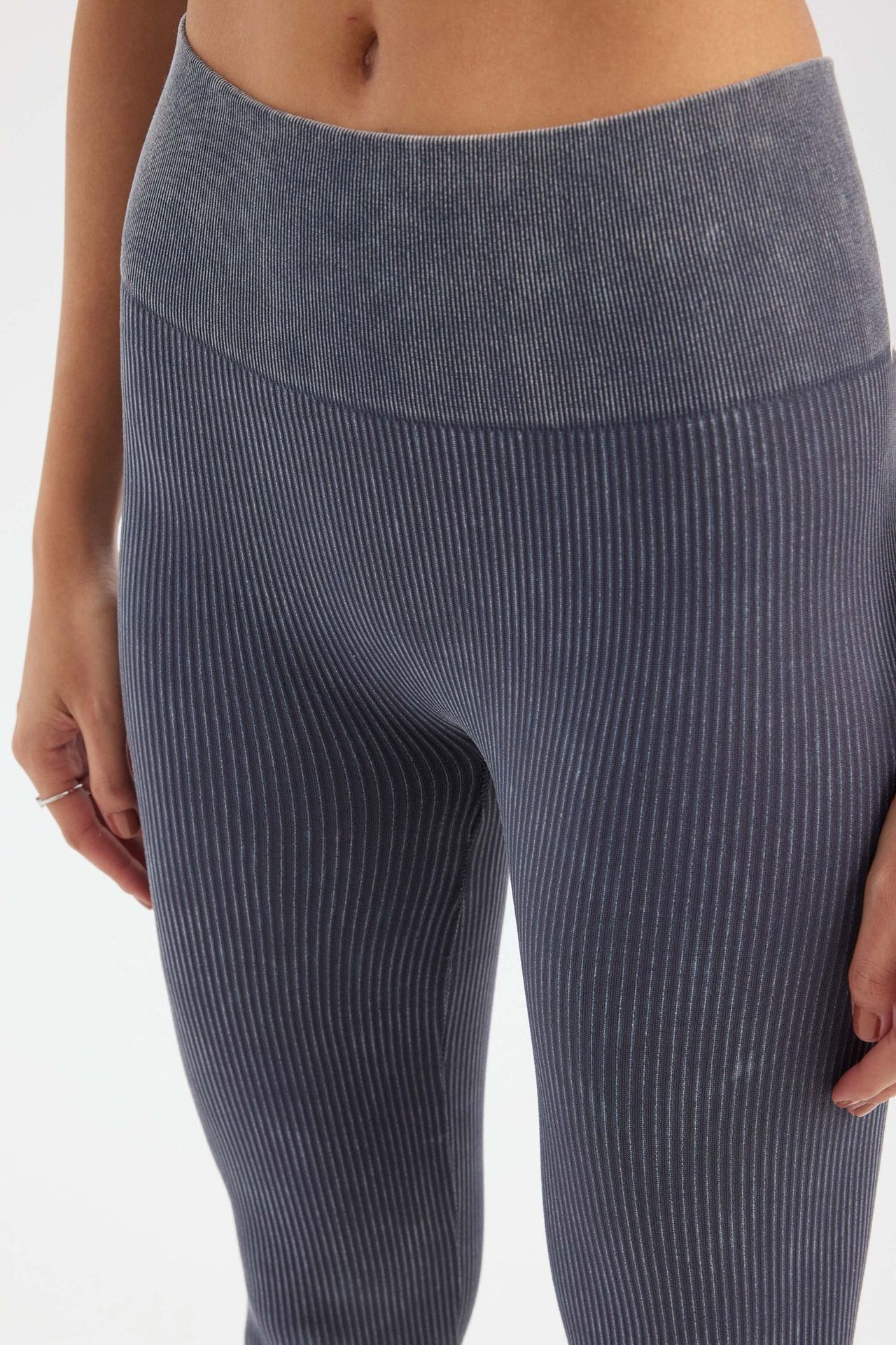 High Waist Ribbed Leggings