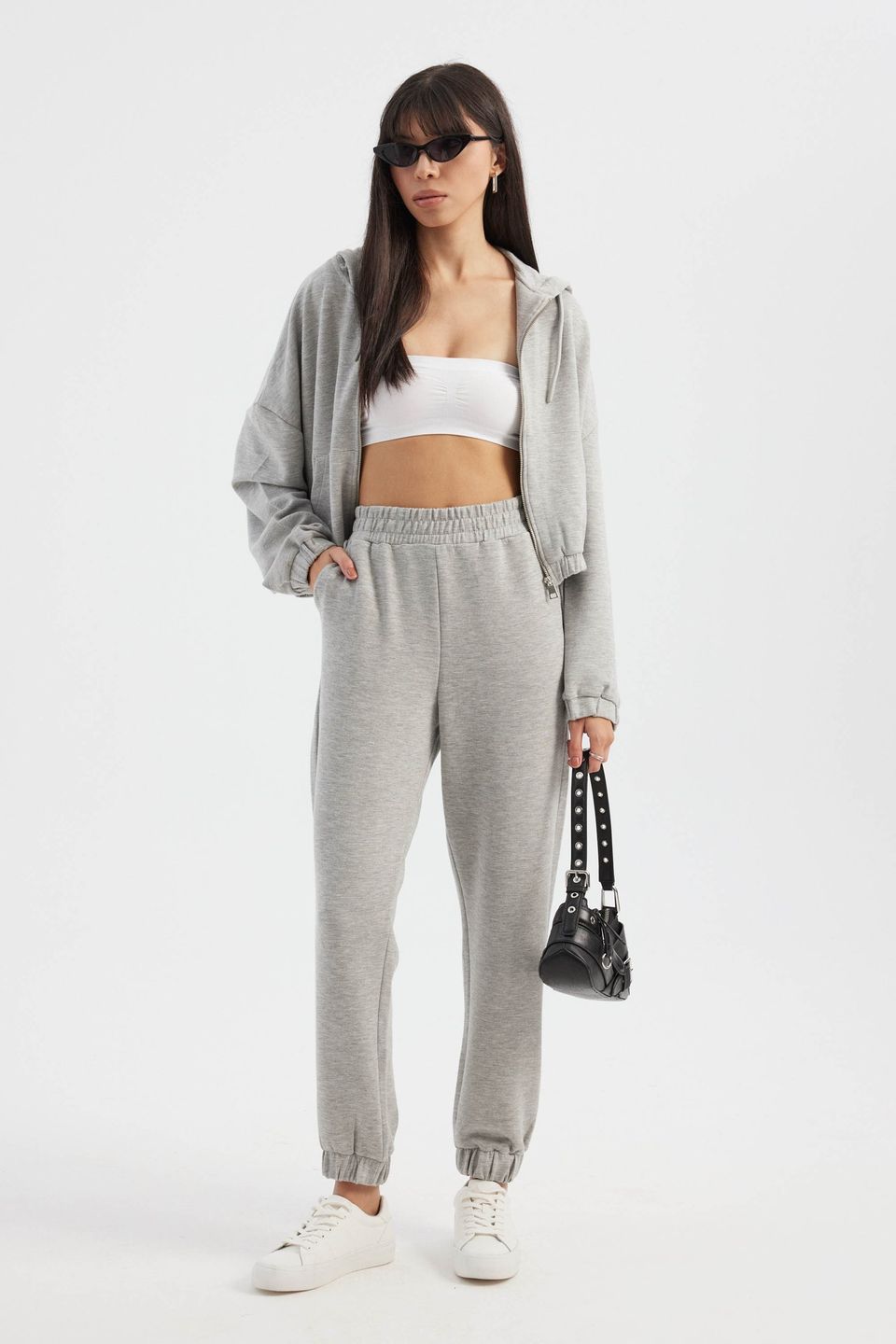 High Waist Regular Fit Joggers