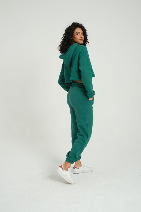 Hooded Oversized Two-Piece Jogger Set 2