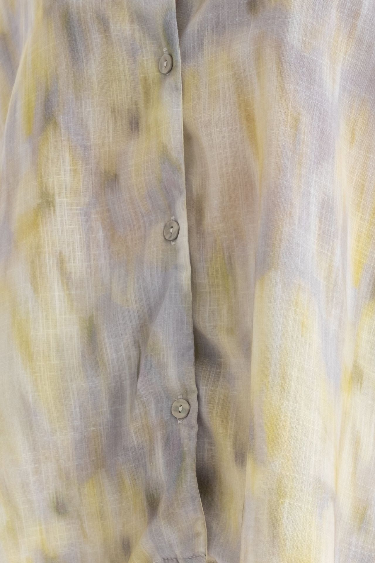 2 Pieces: Abstract V Neck Relaxed Shirt & Abstract High Waist Drawstring Relaxed Fit Trousers