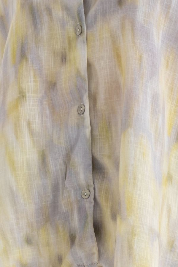 Abstract V Neck Shirt & High Waist Drawstring Trousers Co-ord Set 5