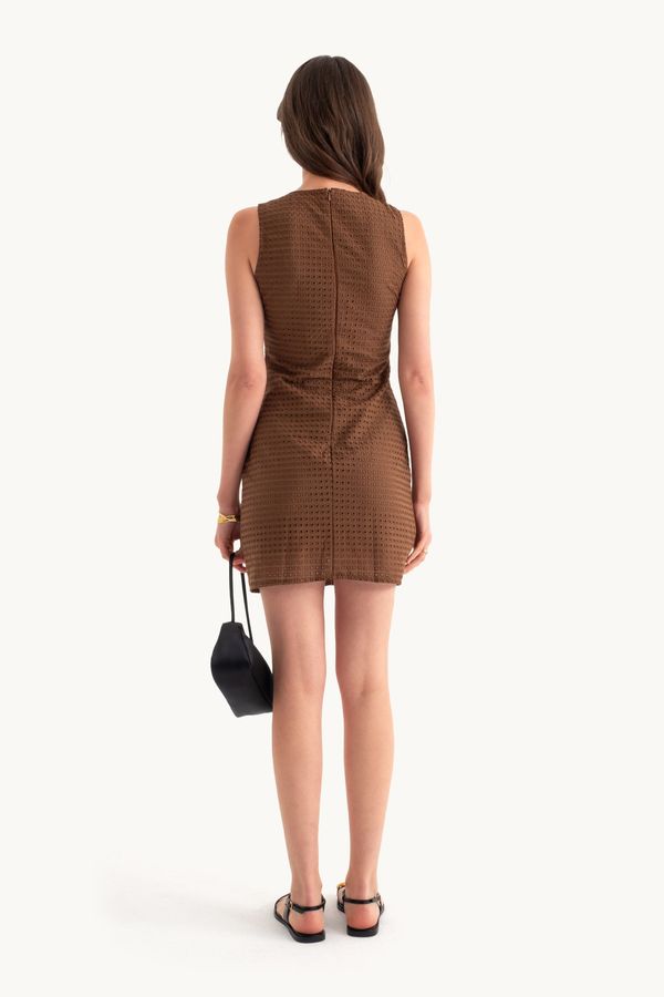 Round Neck Mini Casual Dress 5