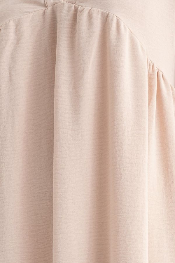 V Neck Tiered Midi Casual Dress 5
