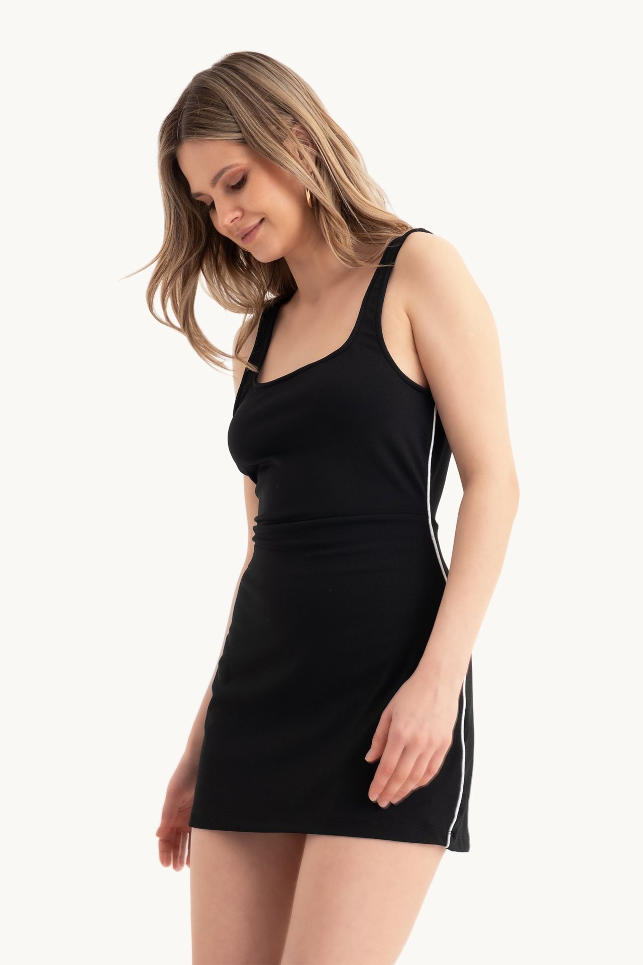 Mini Bodycon Dress with a Built in Shorts