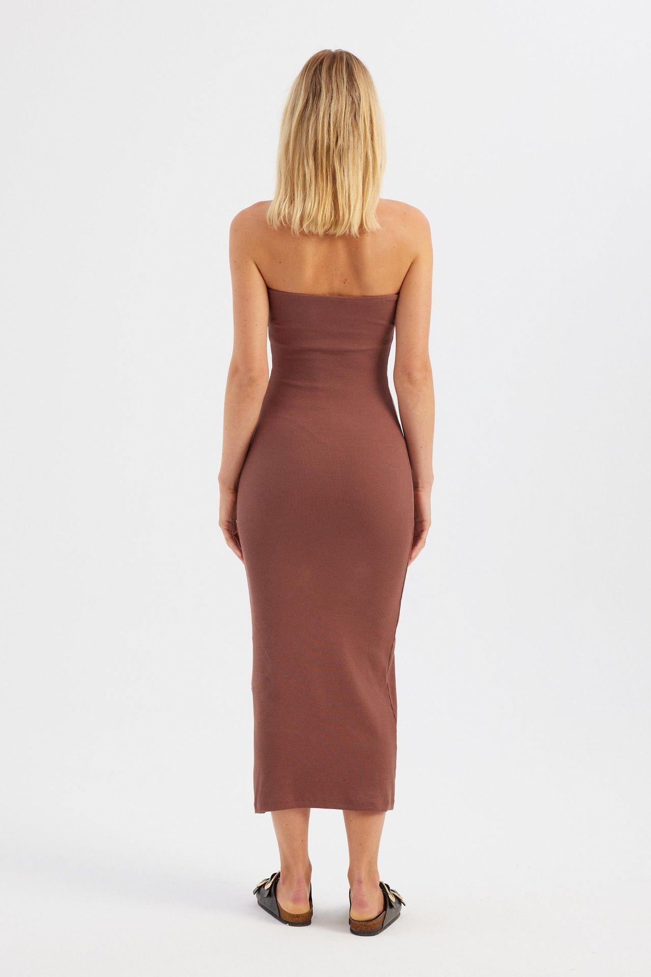 Strapless Maxi Basic Dress