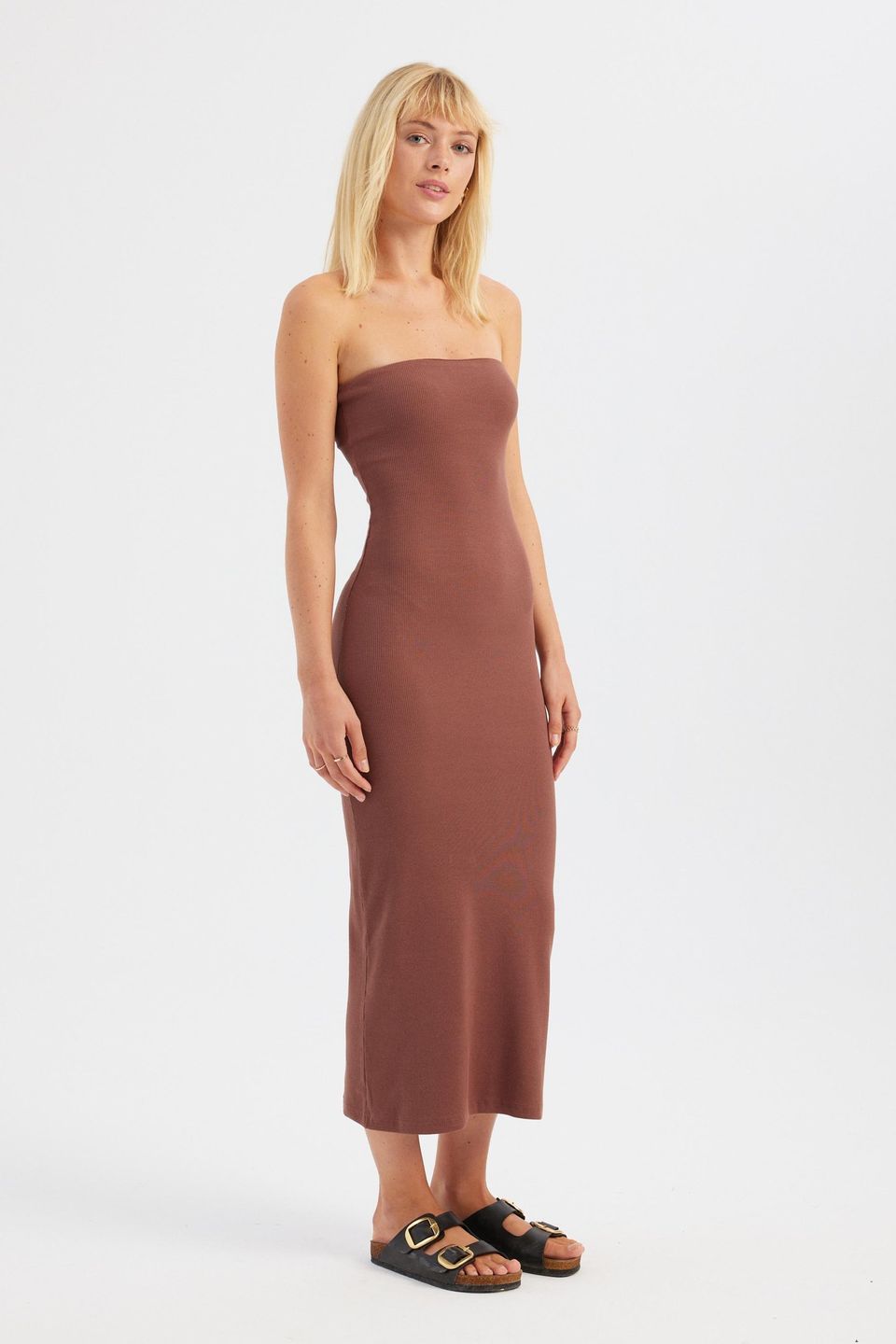Strapless Maxi Basic Dress