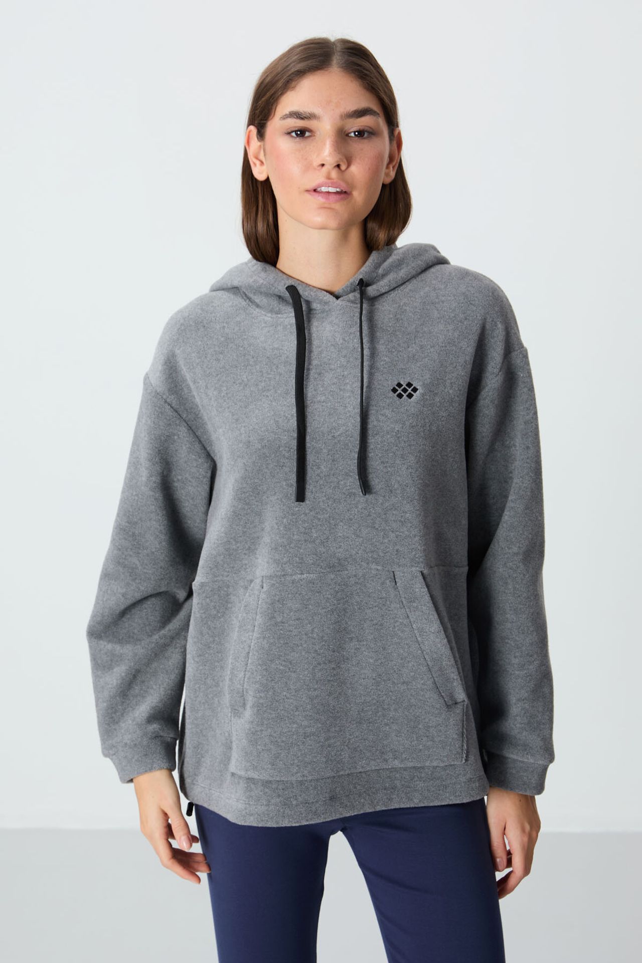 TOMMY Oversized Hooded Plush Sweatshirt 4
