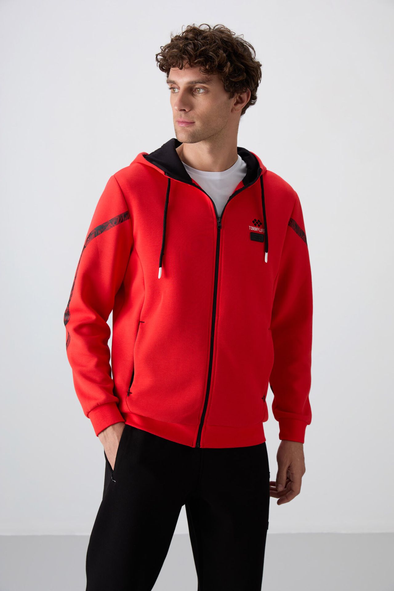 TOMMY Men's Hooded Sweatshirt And Pants Set 3