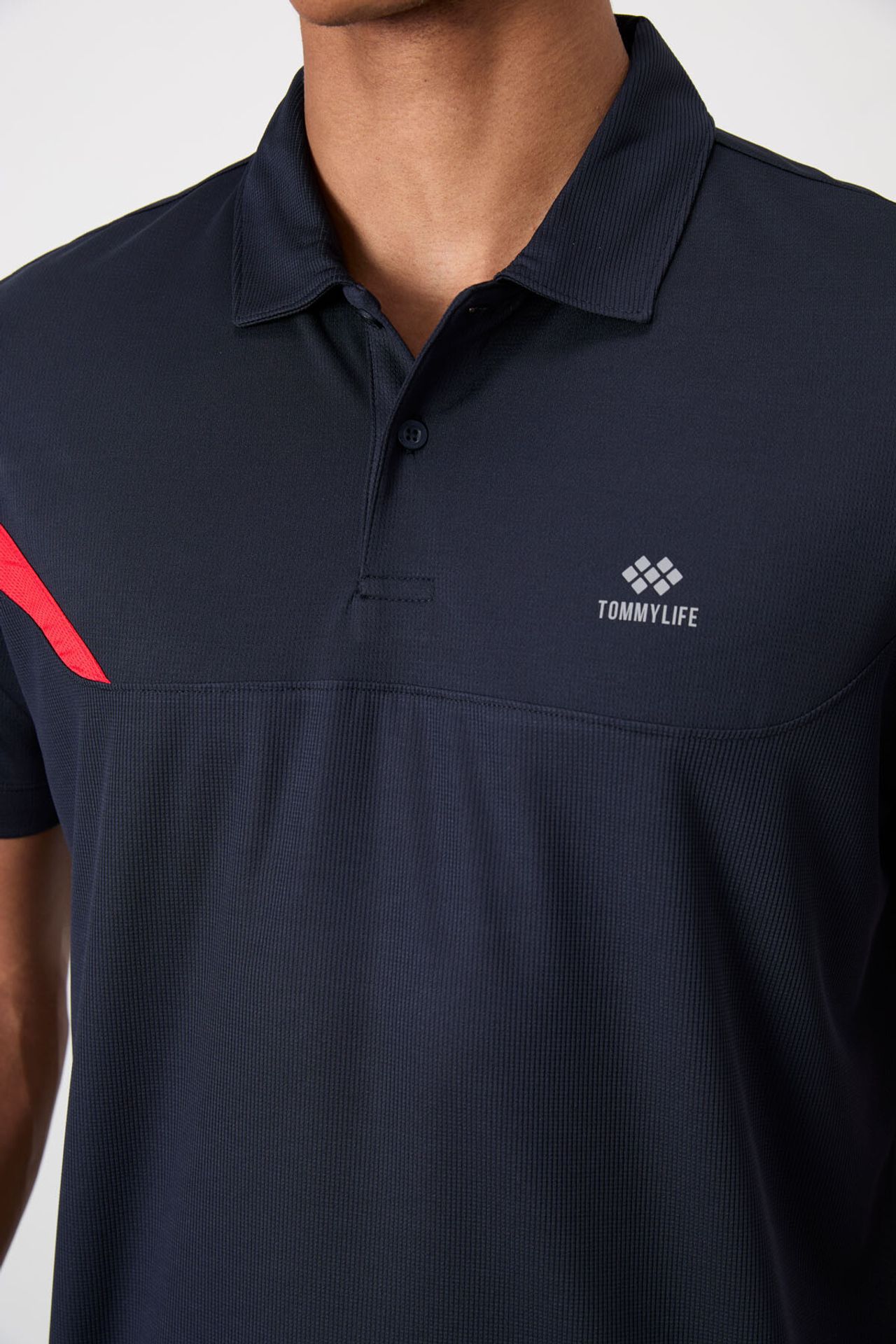TOMMY Men's Polo Collar Short Sleeve T-Shirt 3
