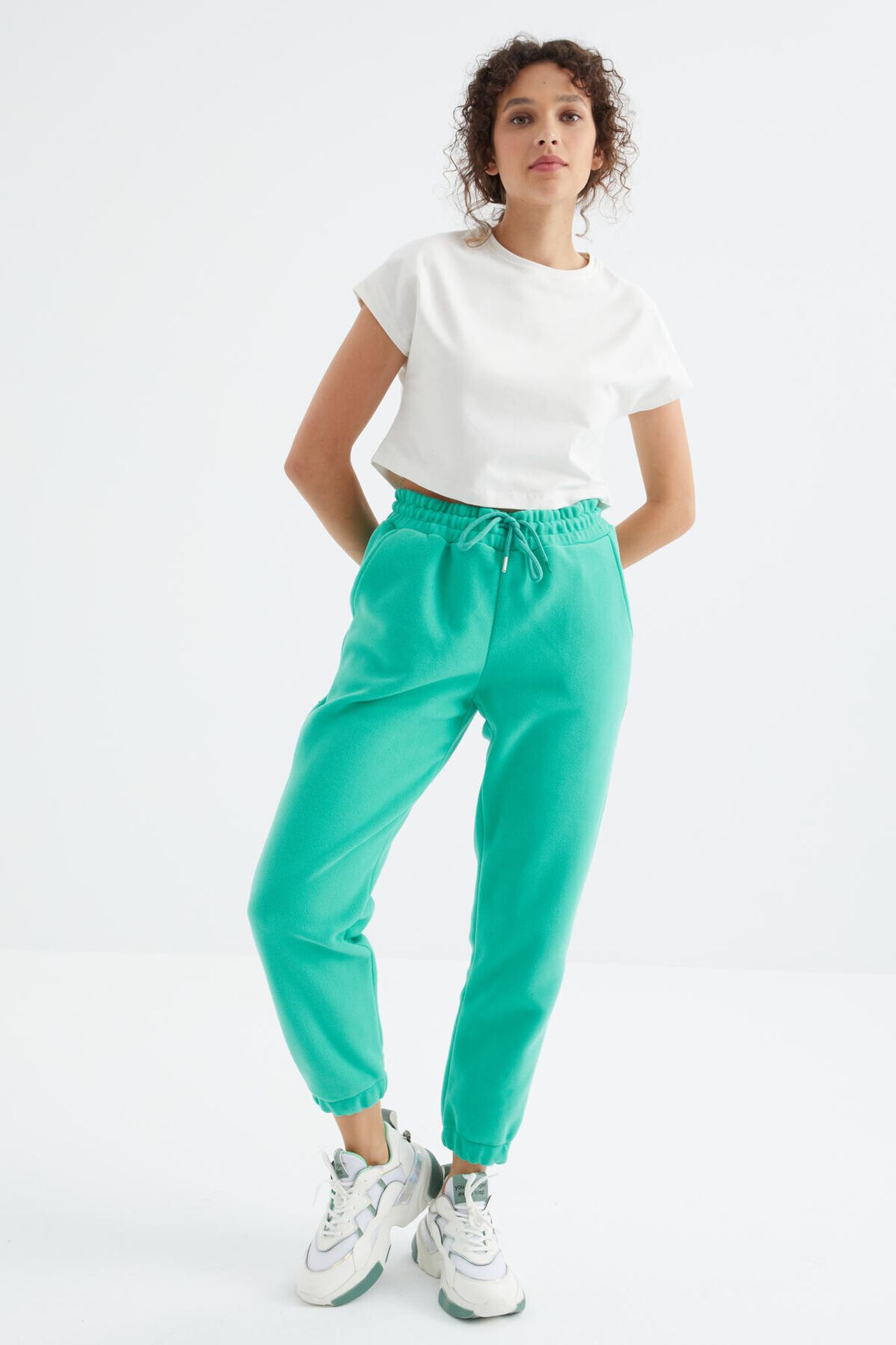 TOMMY Women's High Waist Jogger Sweatpants 3