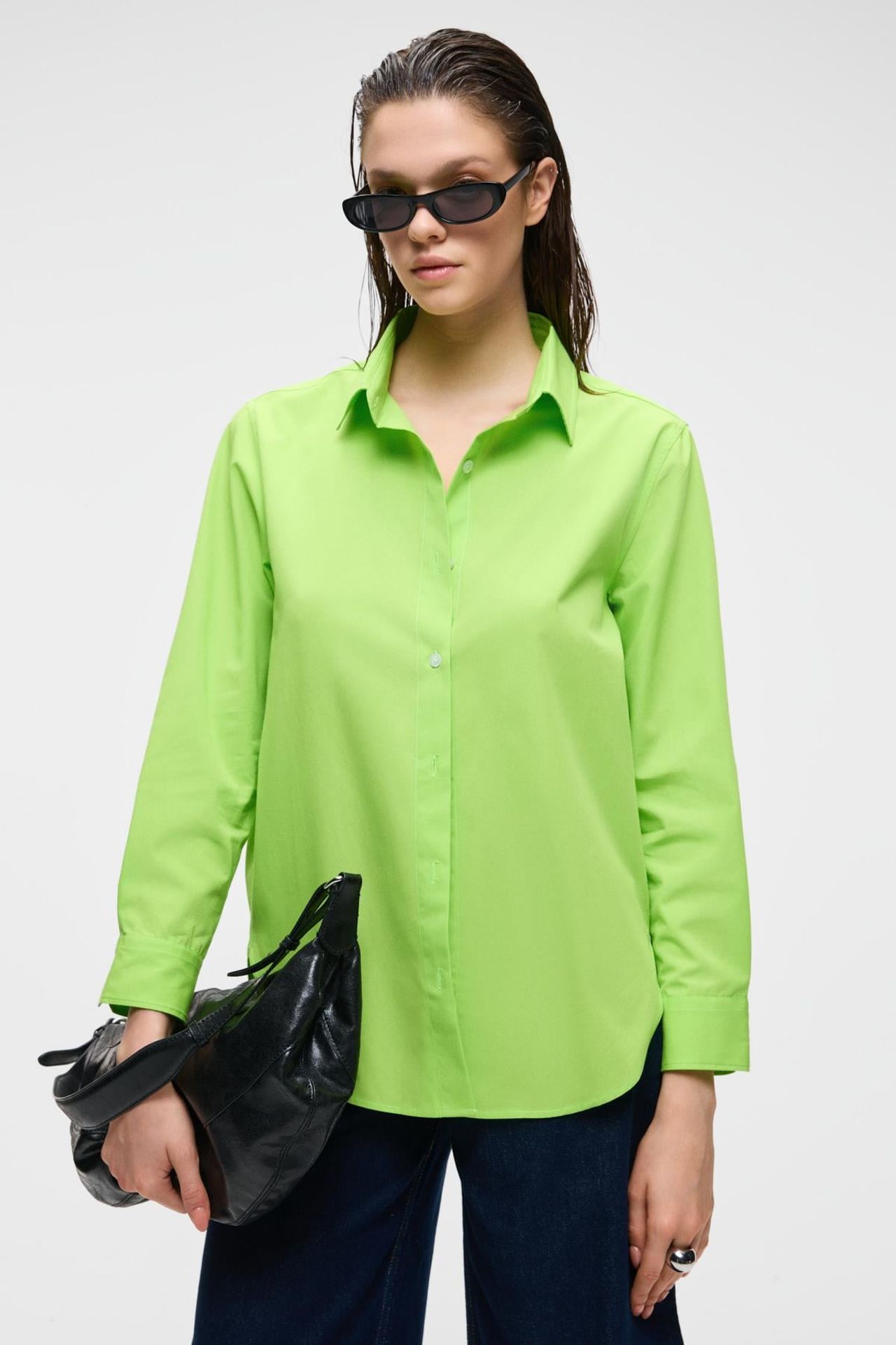 GRIMELANGE Oversized Long Sleeve Shirt 1