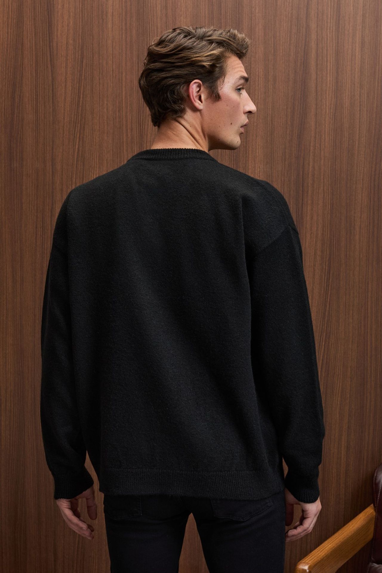 GRIMELANGE Ribbed Crew Neck Jumper 5