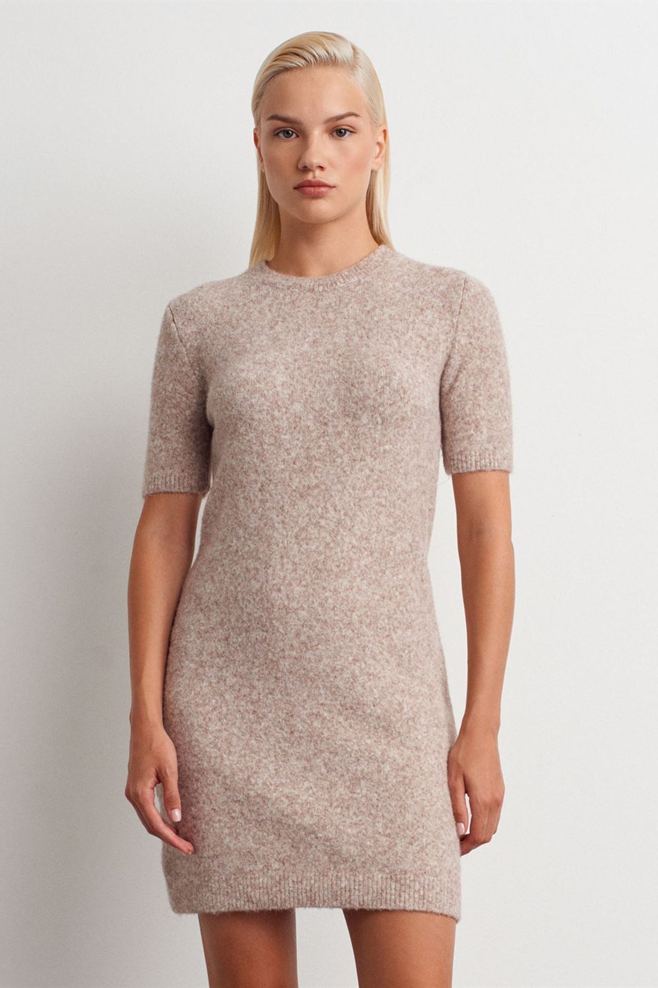 DILVIN Ribbed Knit Mini Dress 5