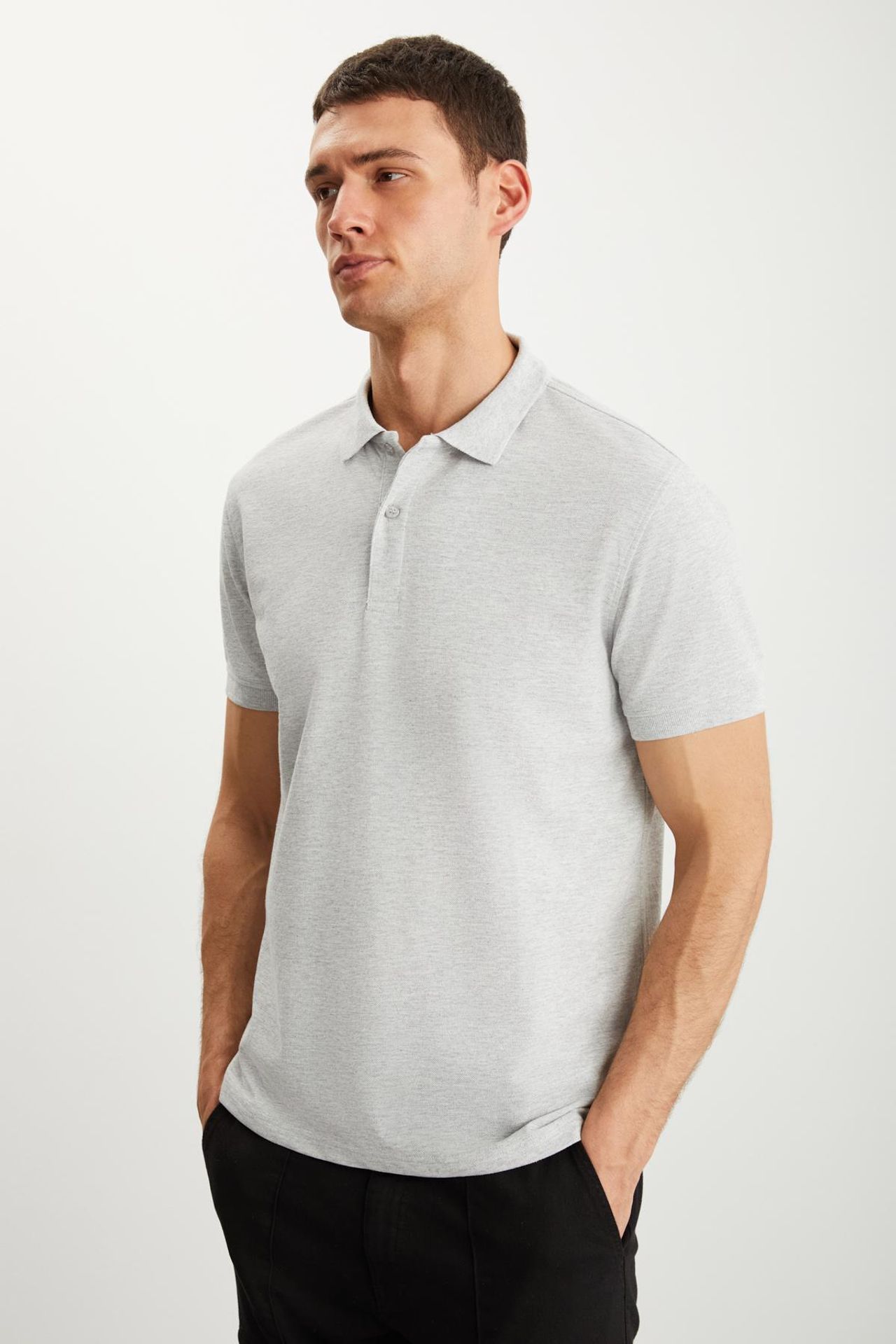 GRIMELANGE Polo Yaka Düğmeli Tişört 3