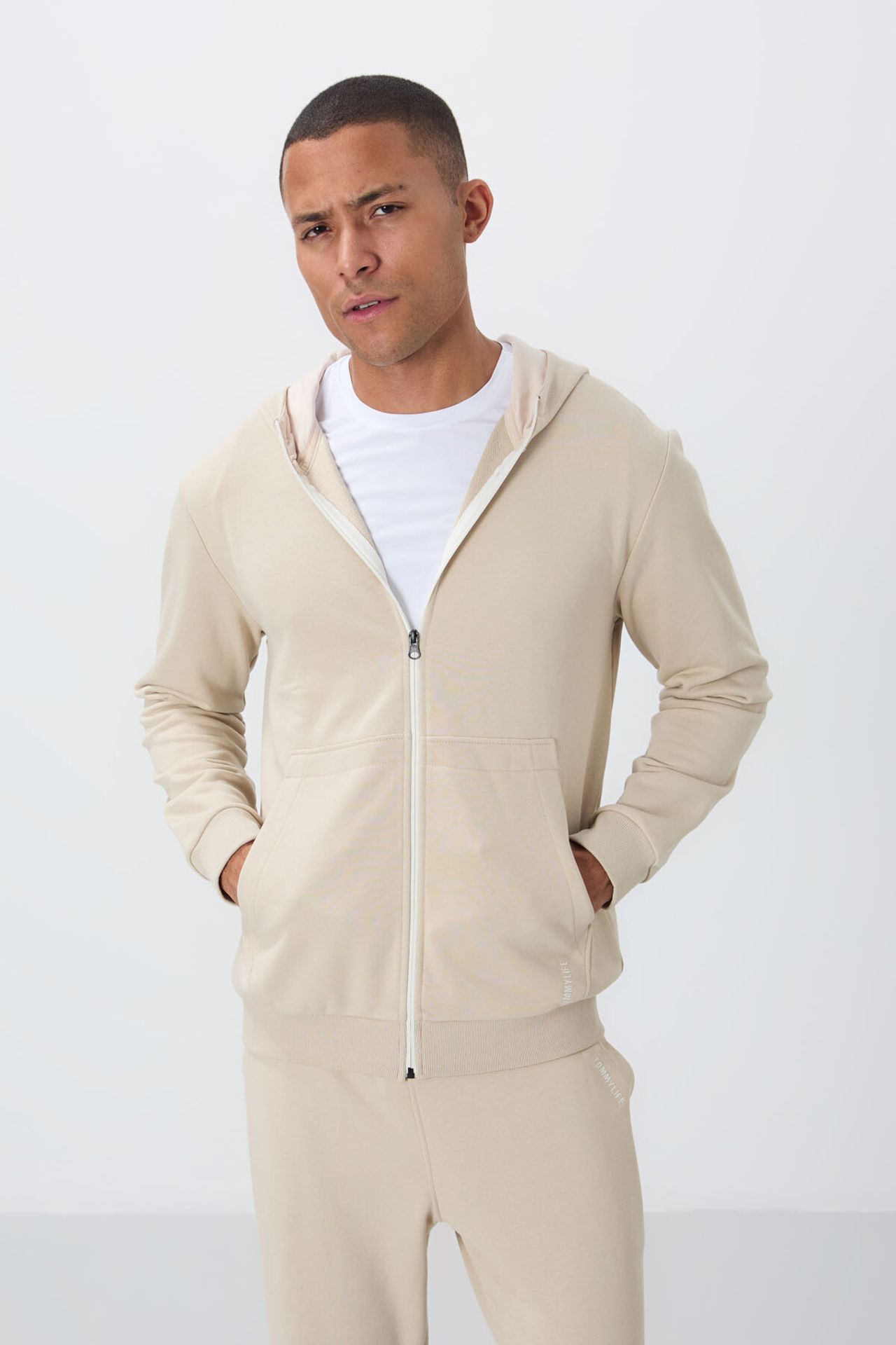 TOMMY Men's Hooded Sweatshirt And Pants Set 2