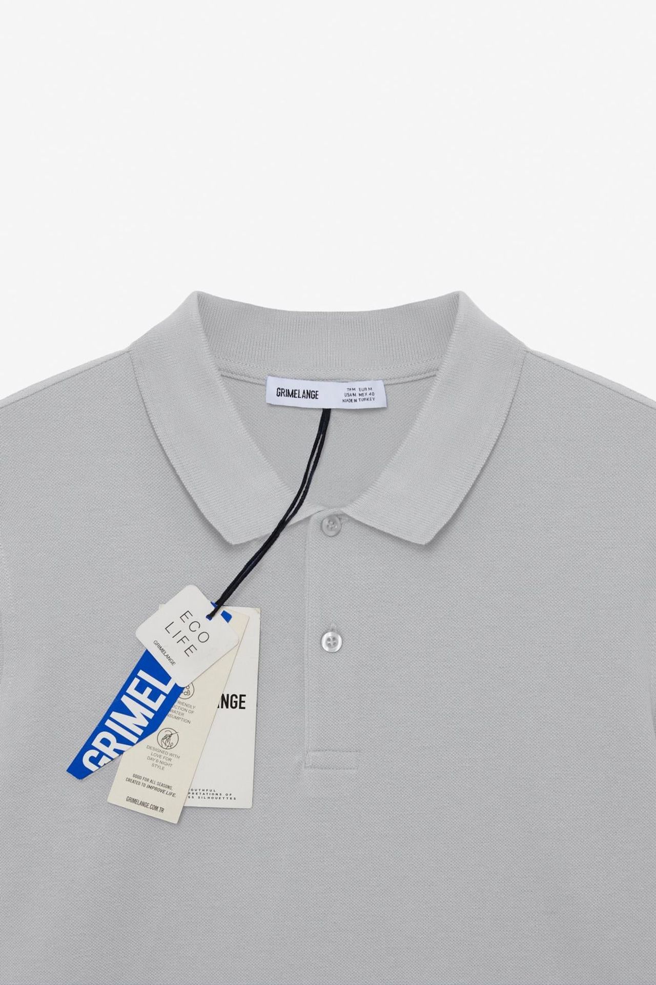 GRIMELANGE Polo Yaka Düğmeli Tişört 2