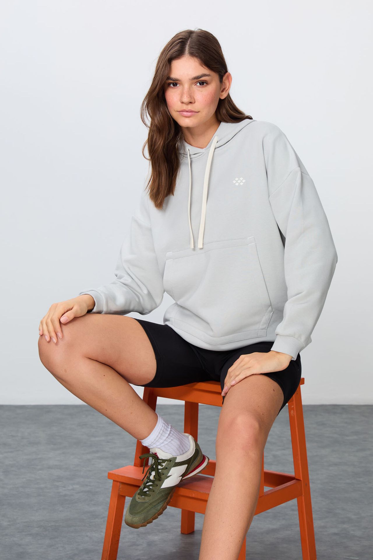 TOMMY Oversized Hooded Sweatshirt With Pocket 1