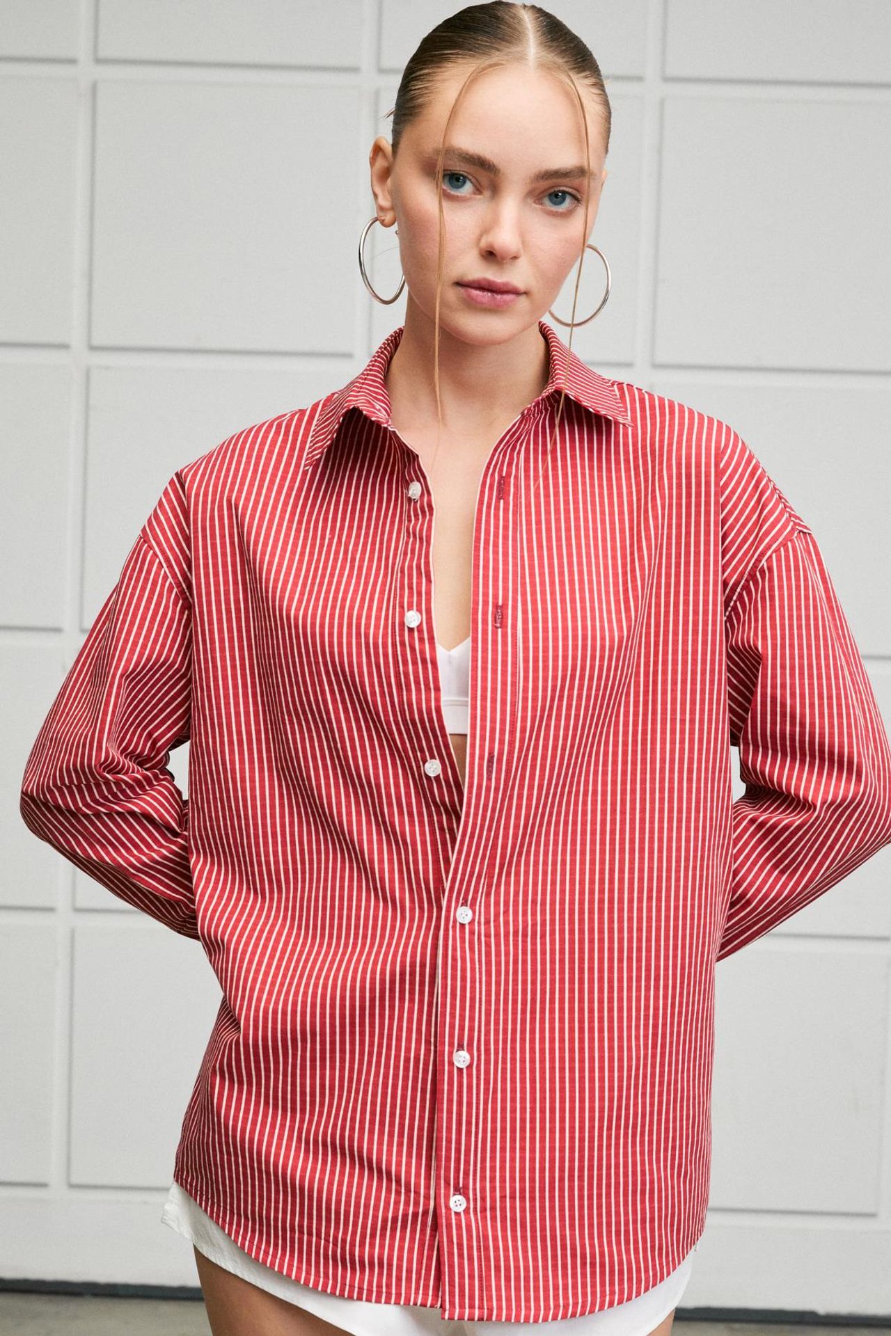 GRIMELANGE Classic Collar Long Sleeve Shirt 5