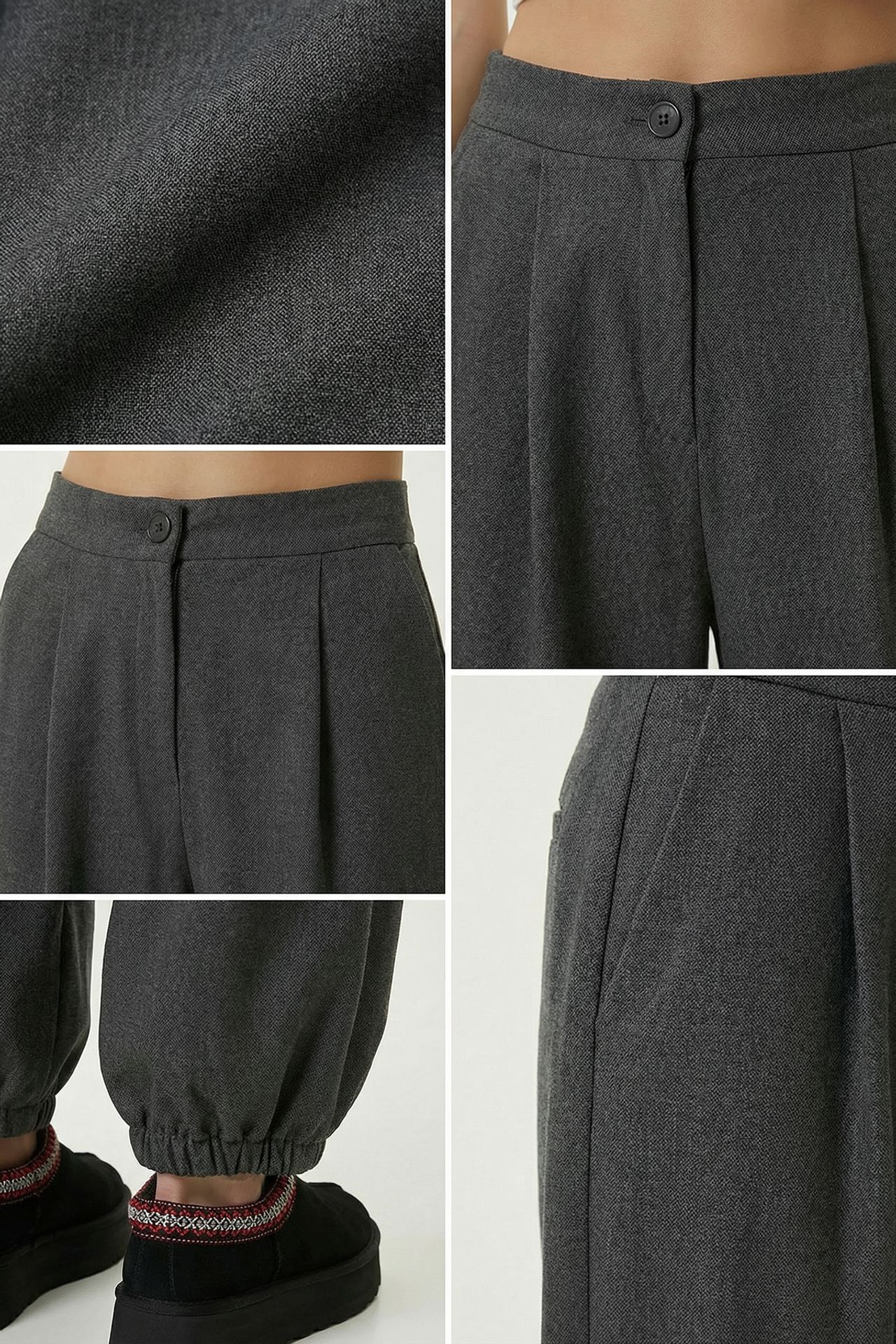 ISTANBUL High Waist Pleated Salwar Pants 4