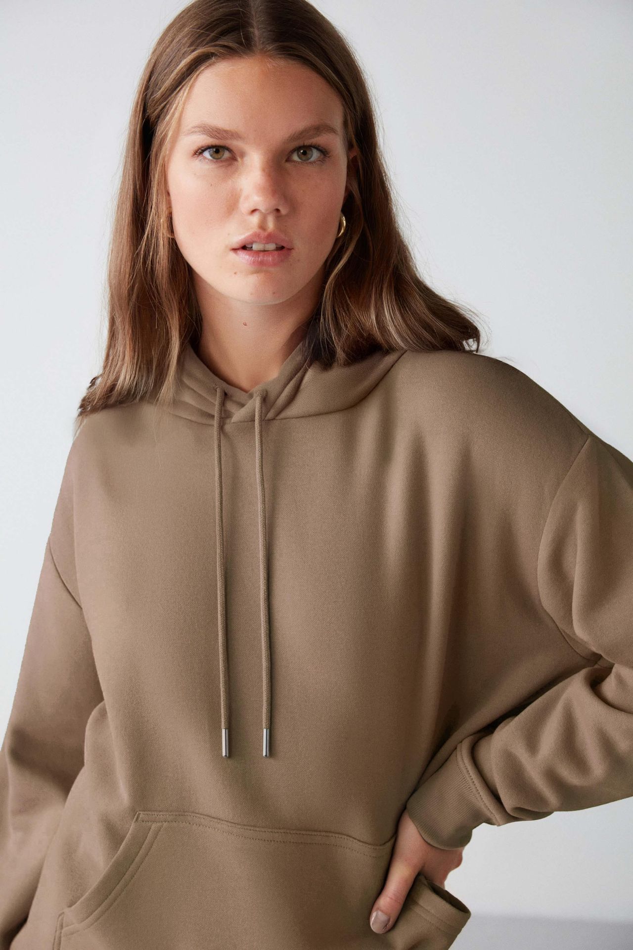 GRIMELANGE Kapüşonlu Rahat Cepli Sweatshirt 3