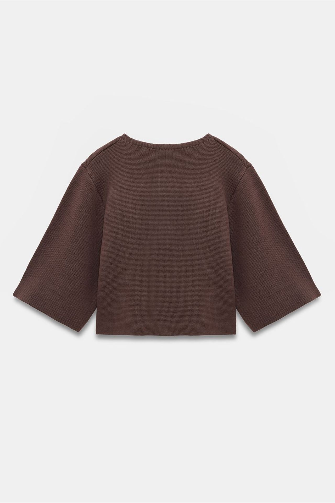 DILVIN Crop Jacquard Button Cardigan 7