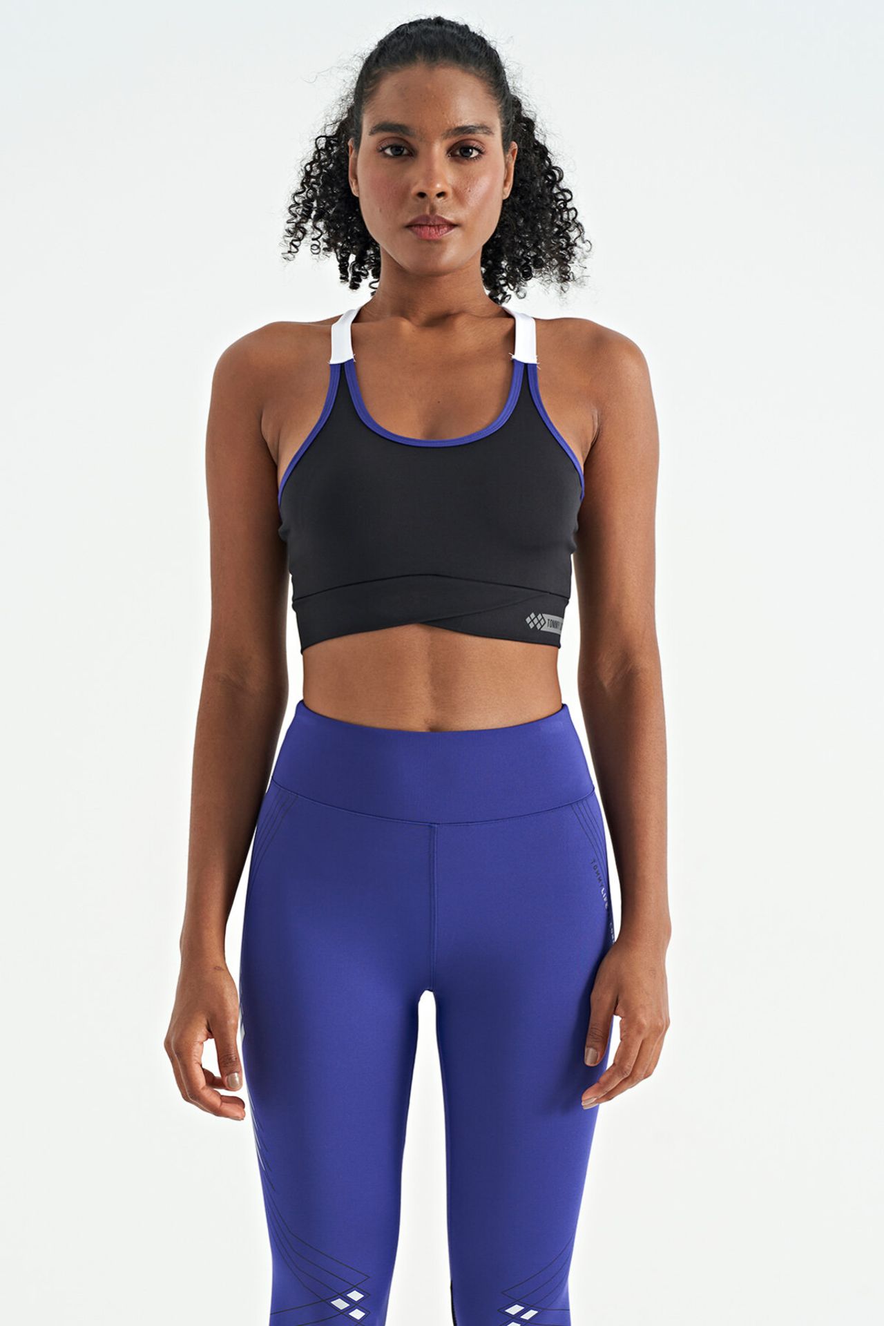 TOMMY Fitted Sleeveless Crop Sports Top 2