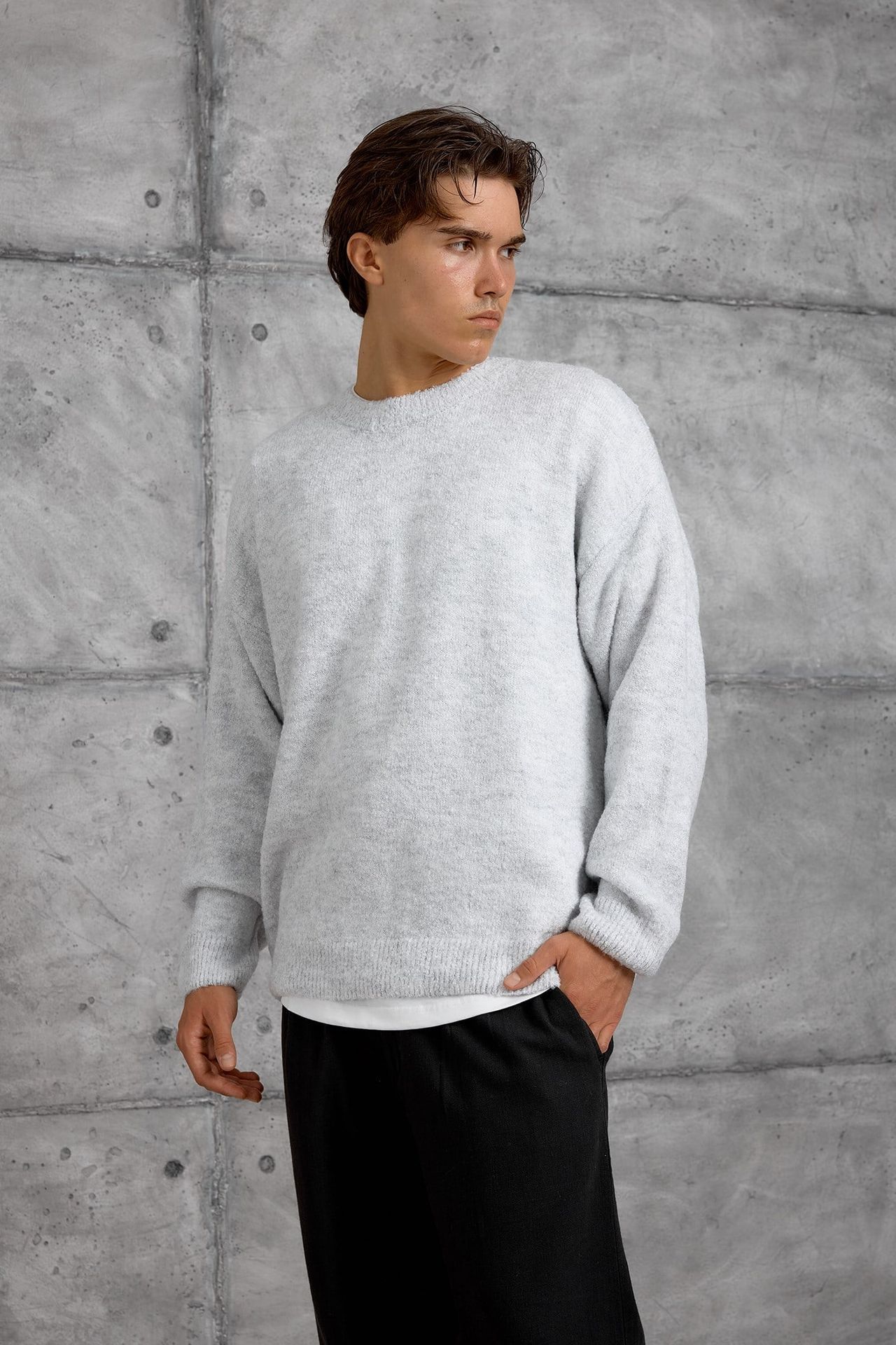 NOMARC Regular Fit Bisiklet Yaka Kazak 1