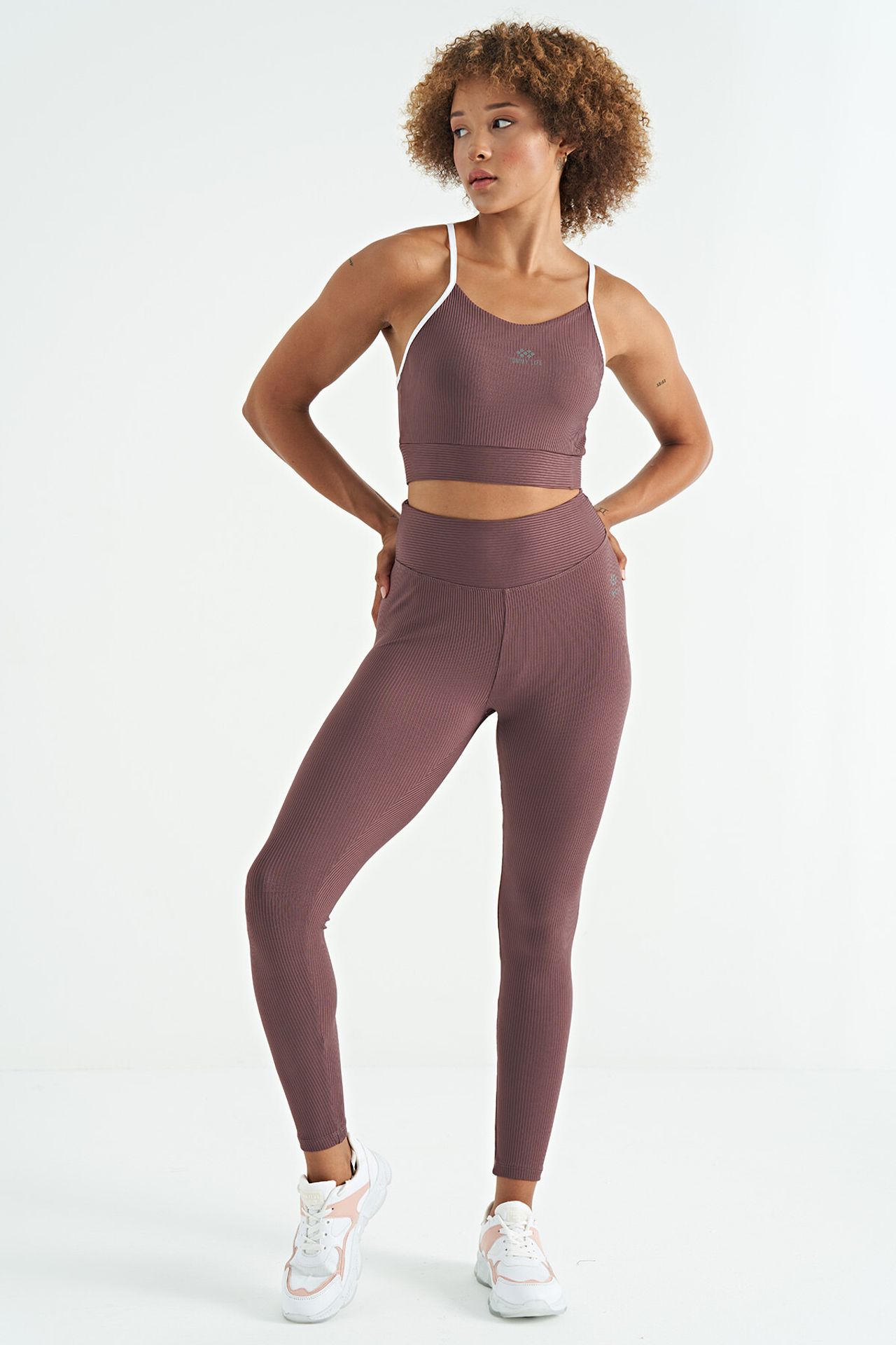 TOMMY Fitted Sleeveless Crop Sports Top 4