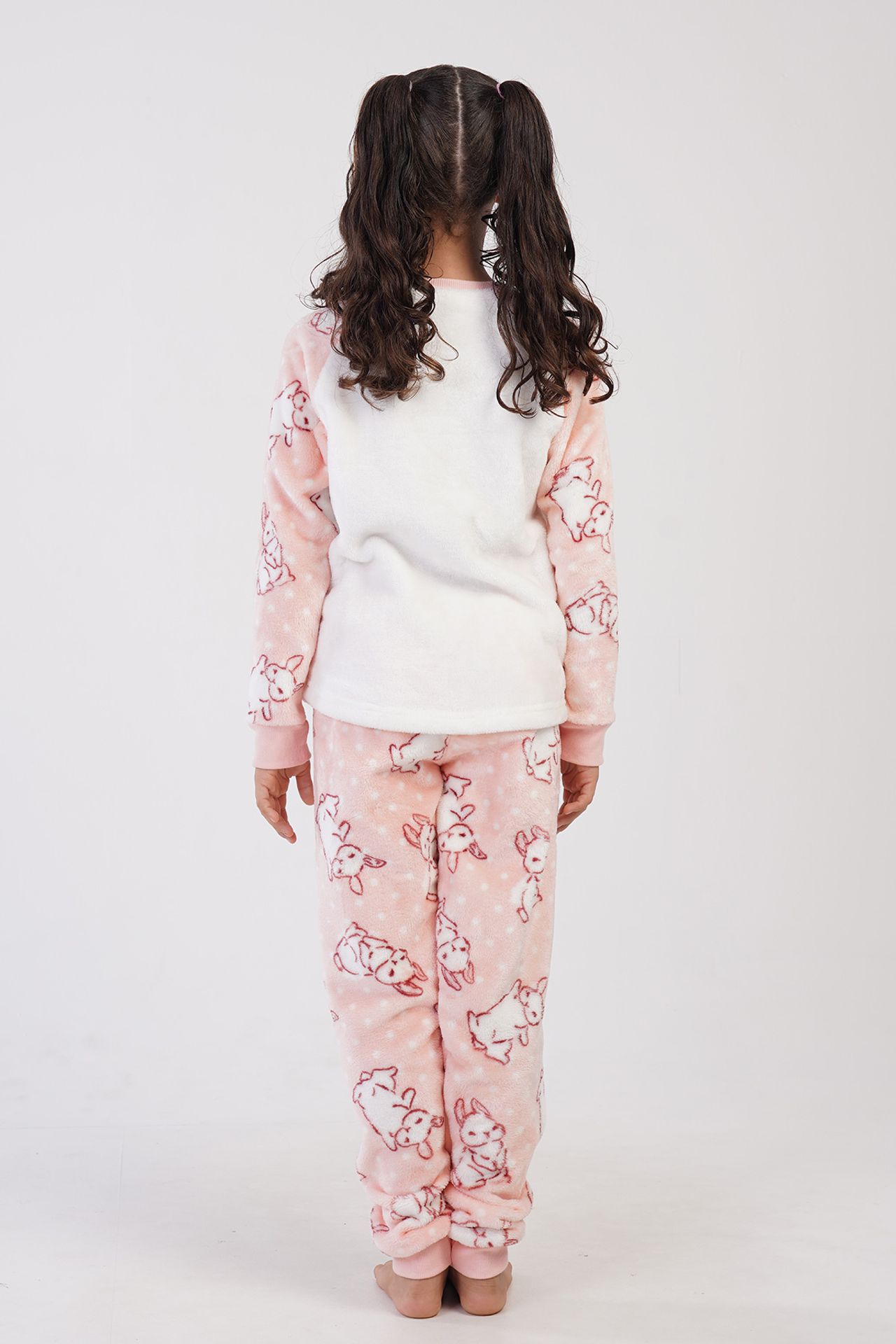 YAKE İki Parçalı Baskılı Pijama Takımı 4