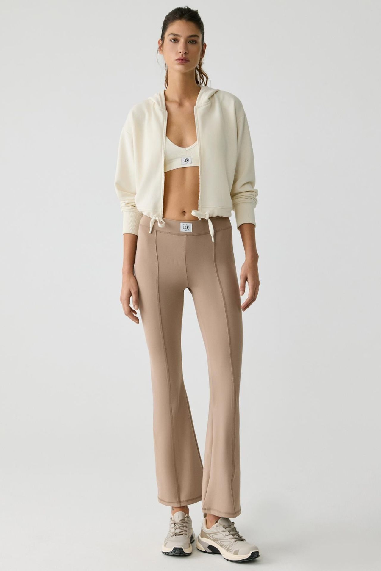 GRIMELANGE High Waist Flare Leg Pants 1