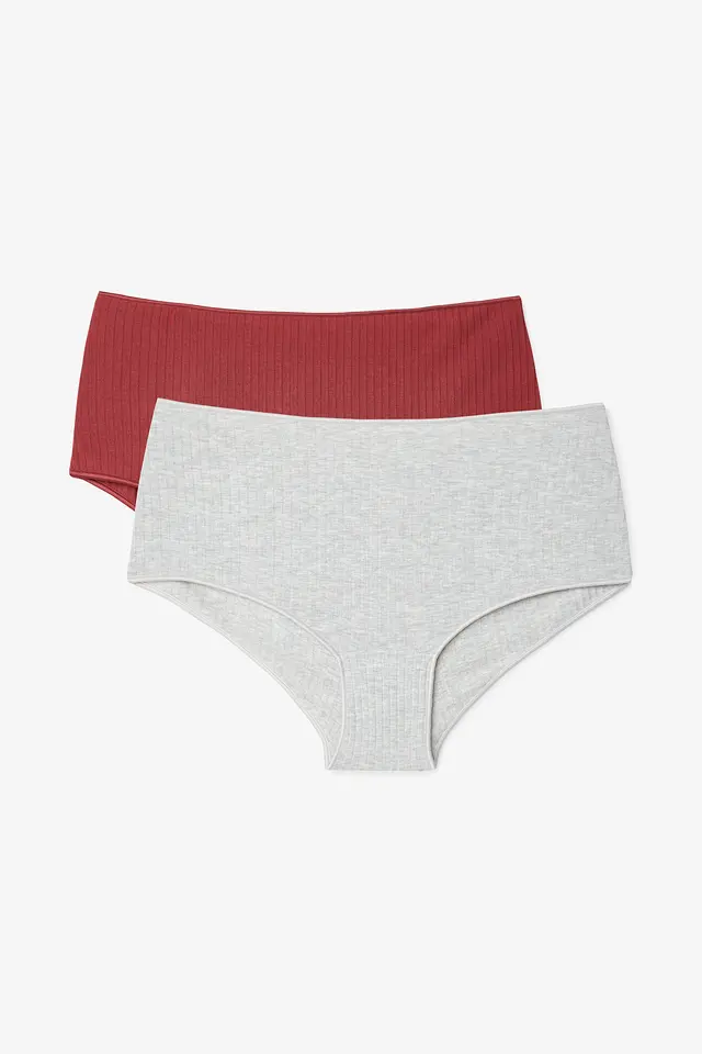 PENTI Modal Ribbed Low Rise 2-Pack Boxer Briefs