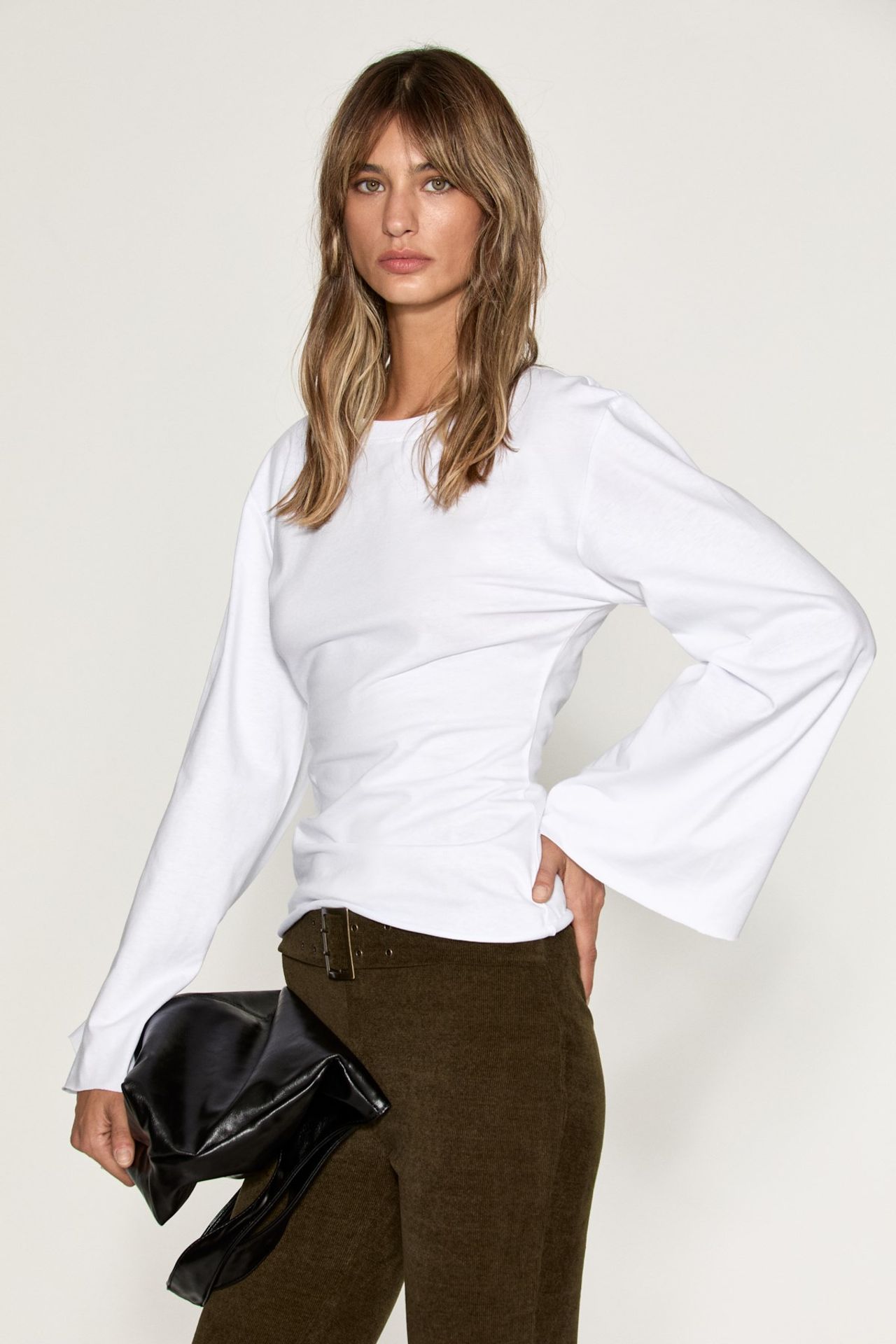 GRIMELANGE Fitted Crew Neck T-Shirt 1