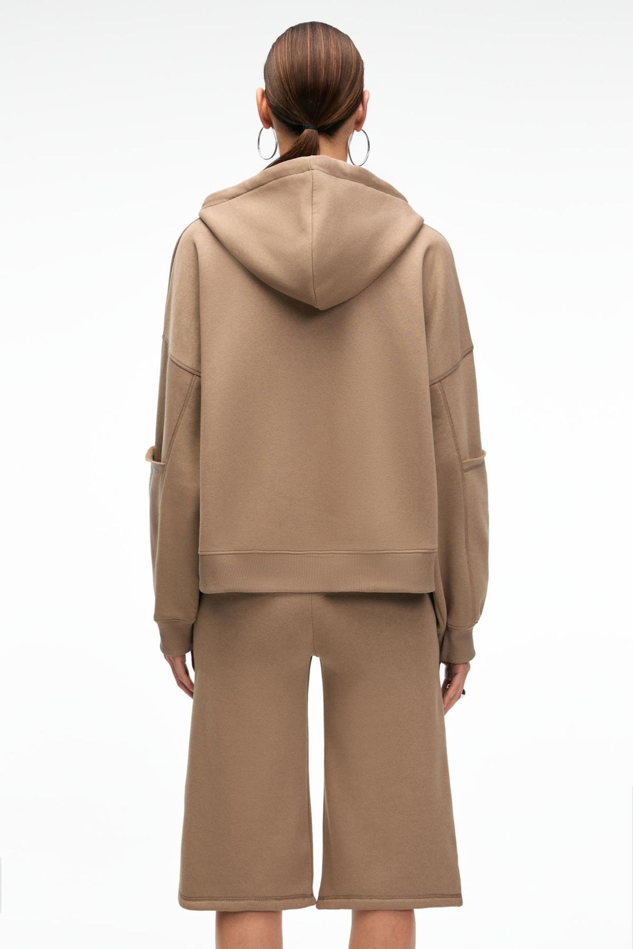 GRIMELANGE Oversized Hooded Half-Zip Sweatshirt 6