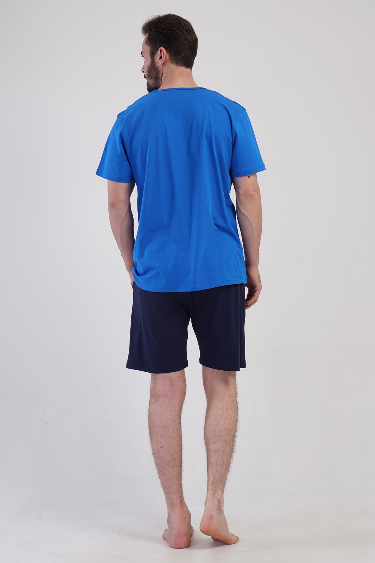 YAKE Rahat Baskılı 2 Parçalı Pijama Takımı 3