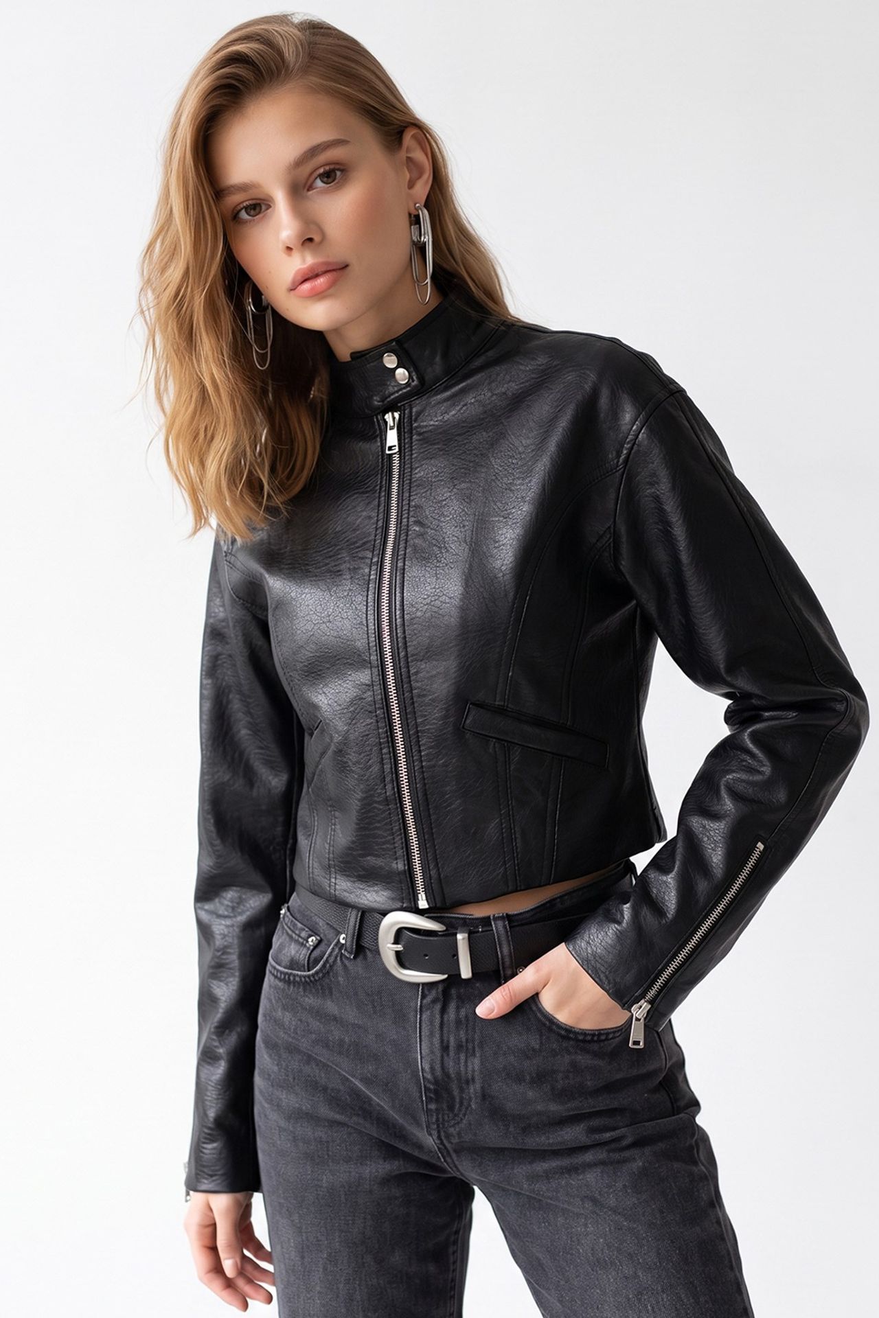 MIXRAY Women's Cotton Blazer