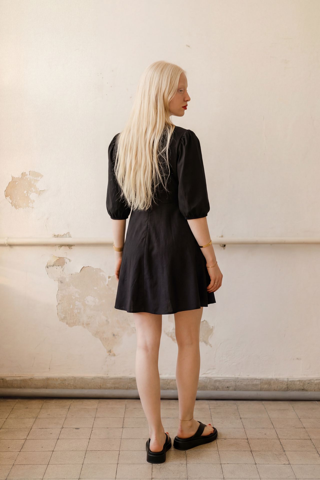 MY FASHION V-neck Mini Dress with Bow Detail 5